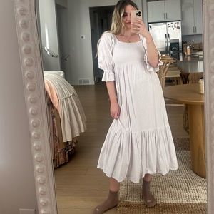 Bali Lane White linen dress